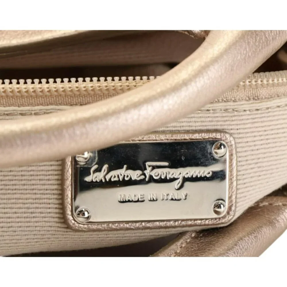 Salvatore Ferragamo Embellished VALA Tote - Picture 14 of 16